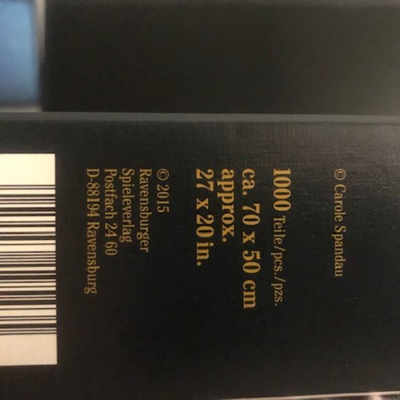 Rare Canadian Ravensburger Street Hockey 1000 Piece Jigsaw Puzzle - Picture 5 of 5